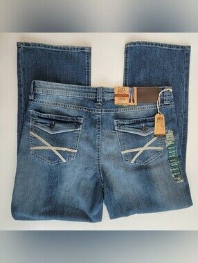 T.K. Axel Jeans Men's 40x32 Slim Boot Cut Stretch Flap Pocket NEW